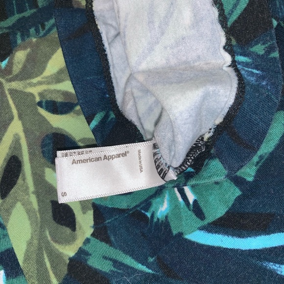 American apparel palm print crop top - Picture 4 of 4